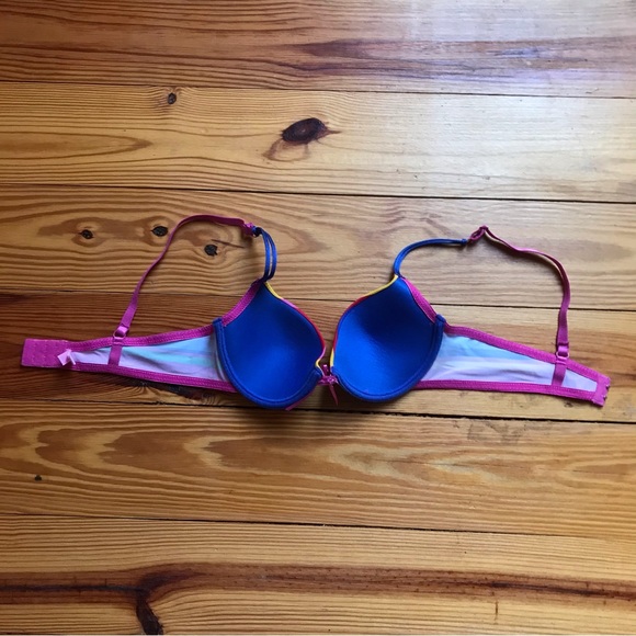 Rue21 Rainbow Striped Bra, EUC, 34B - Picture 5 of 9